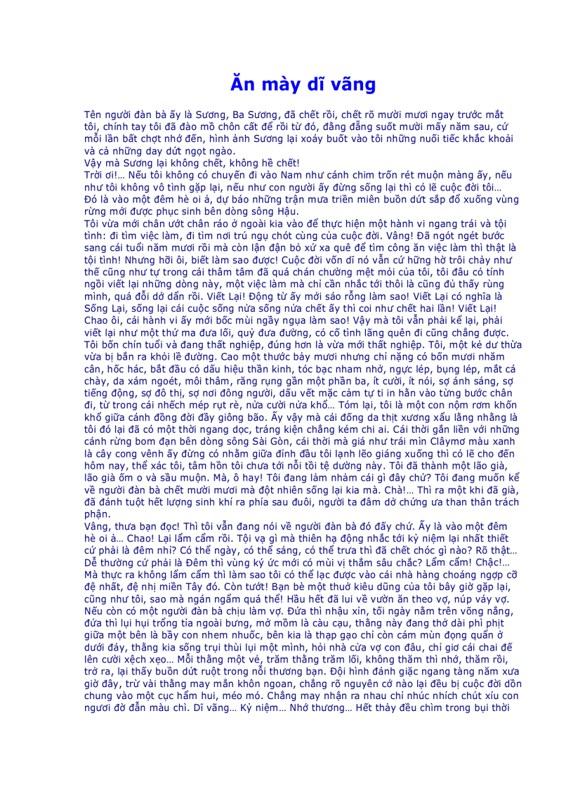 image for page Ăn mày dĩ vãng Chu Lai