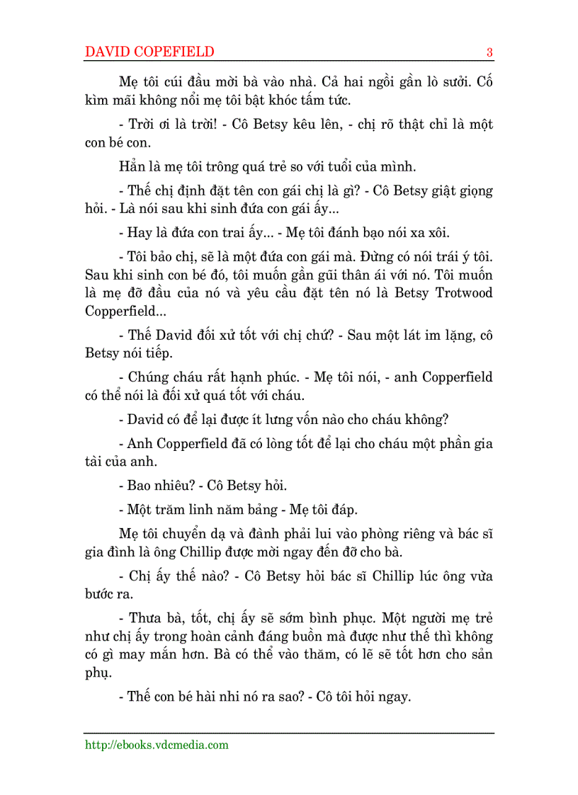 image for page Hồi ức David Coppefield Charles Dickens