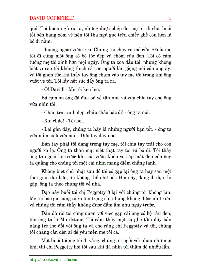 image for page Hồi ức David Coppefield Charles Dickens