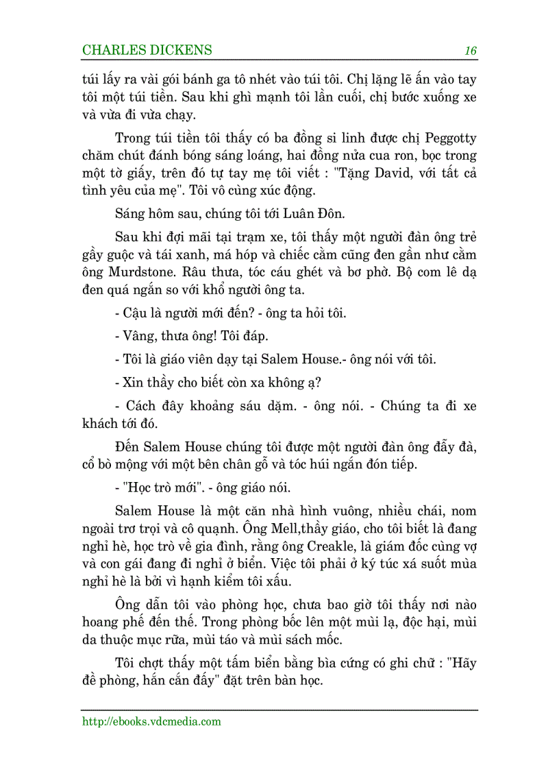 image for page Hồi ức David Coppefield Charles Dickens