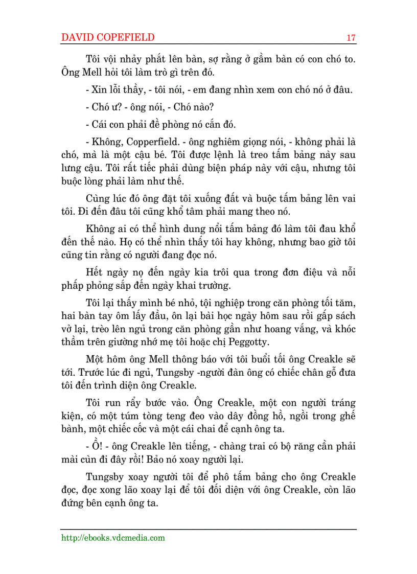 image for page Hồi ức David Coppefield Charles Dickens