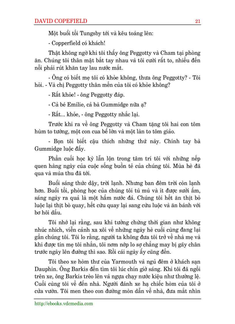 image for page Hồi ức David Coppefield Charles Dickens