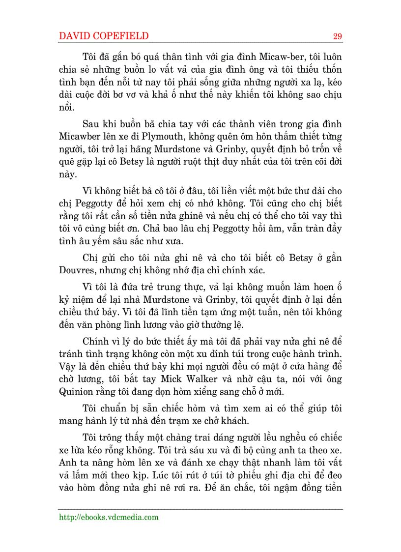 image for page Hồi ức David Coppefield Charles Dickens