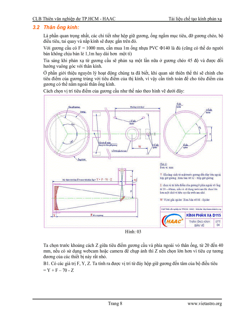 image for page Tài liệu chế tạo kính Thiên văn phản xạ