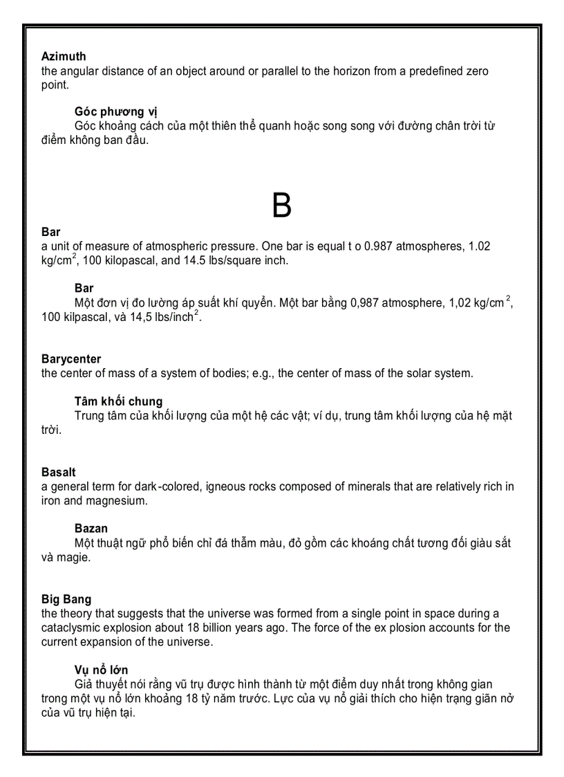 image for page Từ điển Thiên văn học
