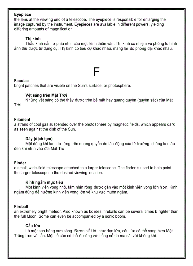 image for page Từ điển Thiên văn học