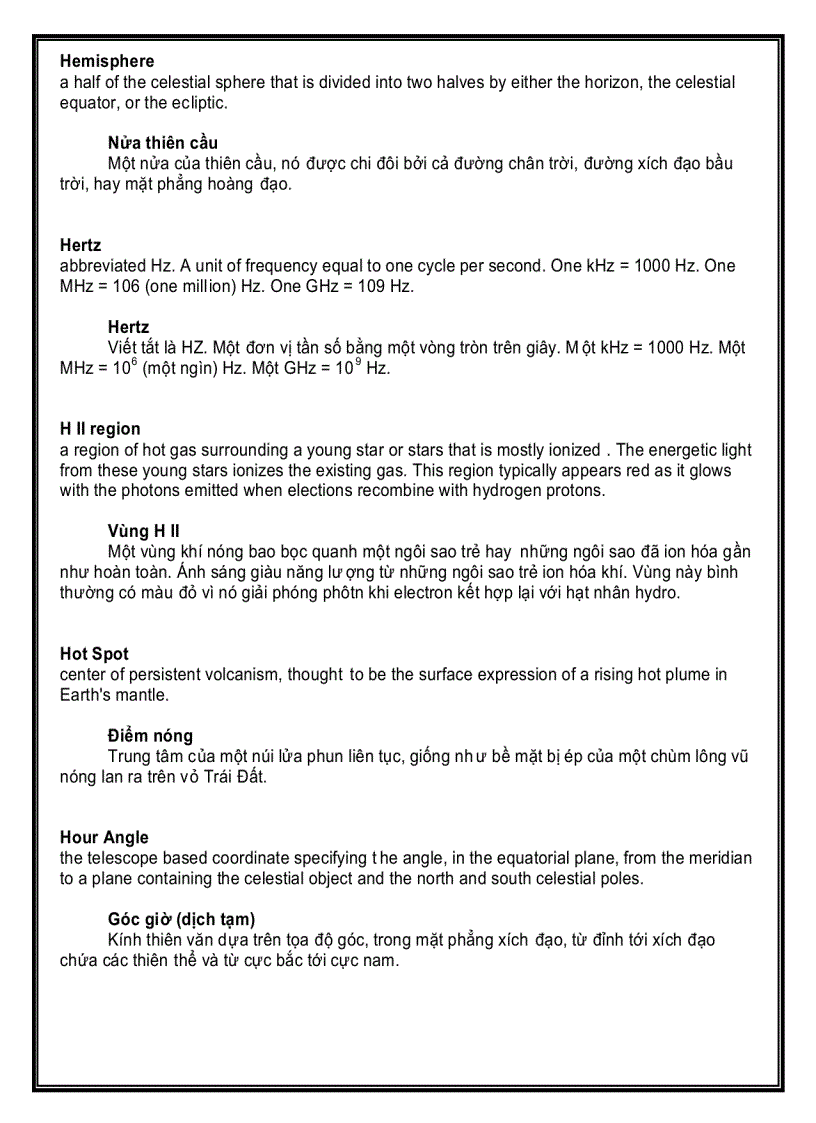 image for page Từ điển Thiên văn học