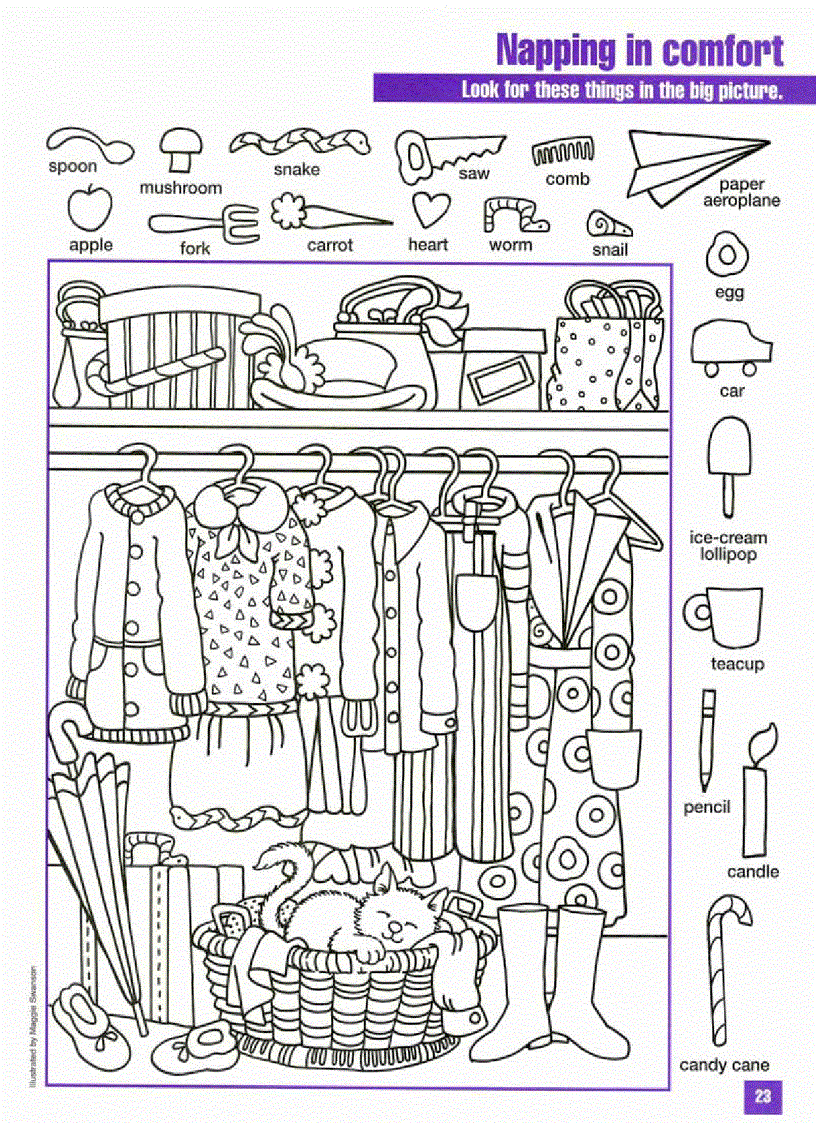 image for page Luyện kỹ năng quan sát Hidden pictures