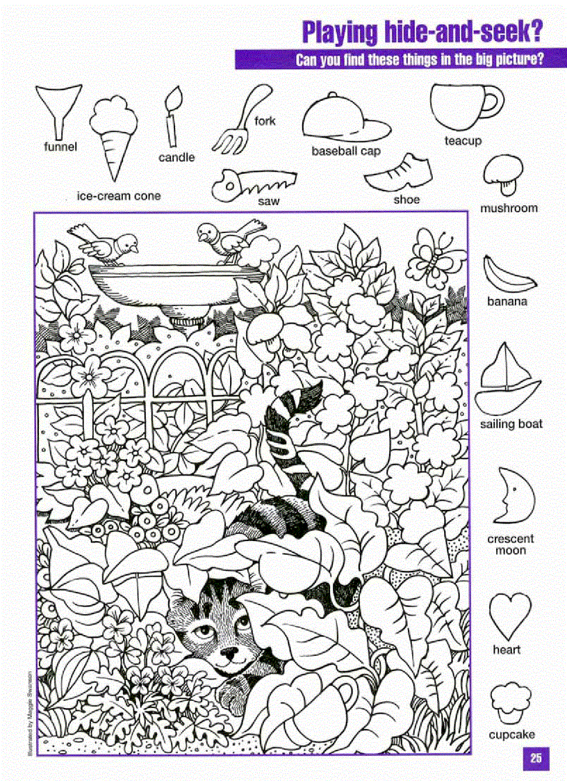 image for page Luyện kỹ năng quan sát Hidden pictures