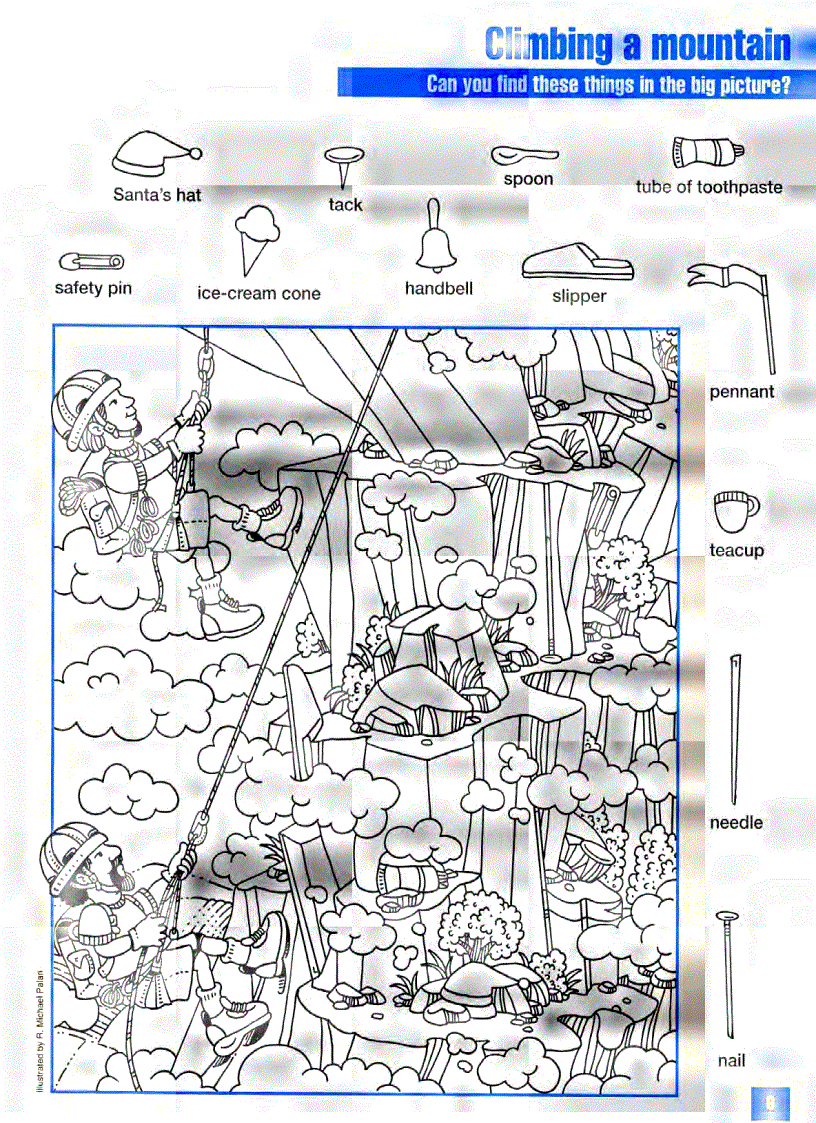 image for page Luyện kỹ năng quan sát Hidden pictures 1