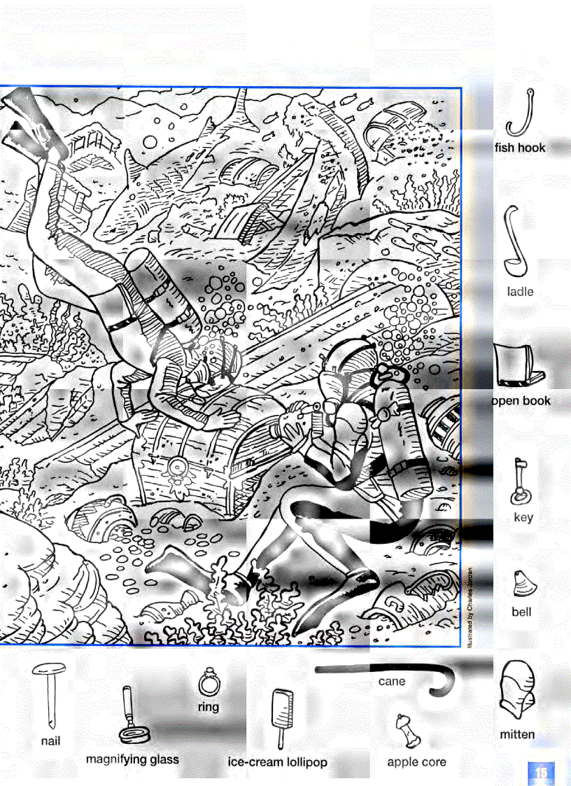 image for page Luyện kỹ năng quan sát Hidden pictures 1