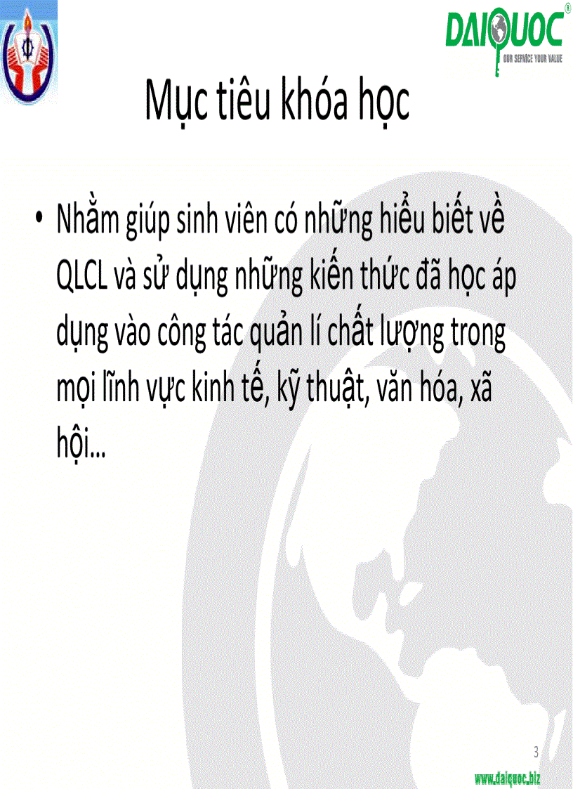 image for page Quản trị chất lượng giáo trình