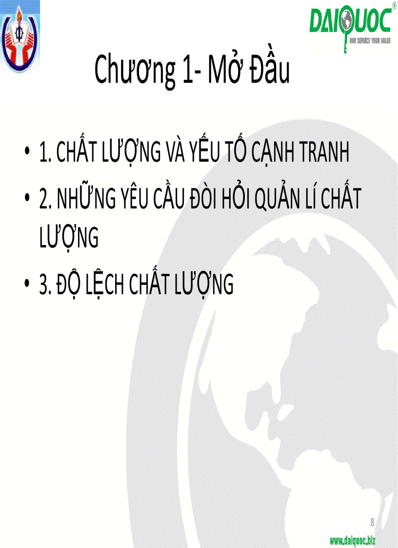 image for page Quản trị chất lượng giáo trình