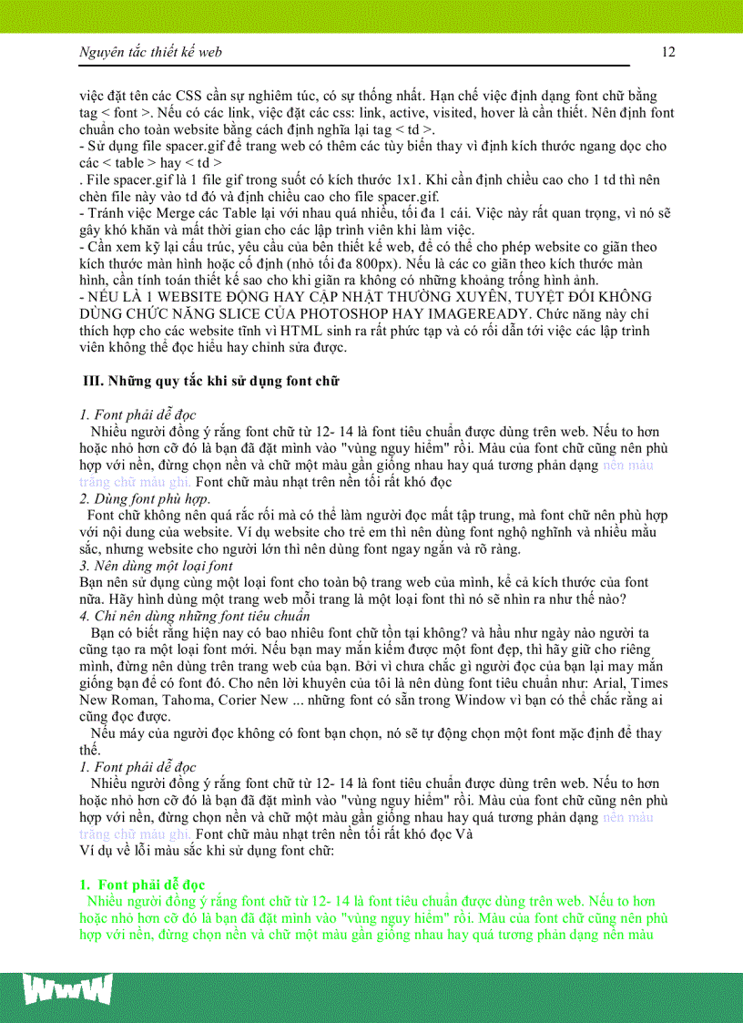 image for page Nguyên tắc thiết kế web 1
