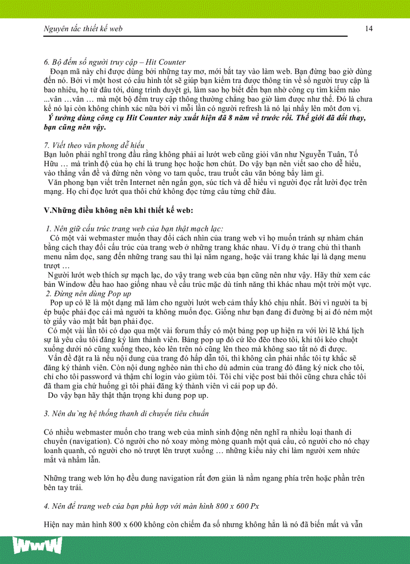 image for page Nguyên tắc thiết kế web 1