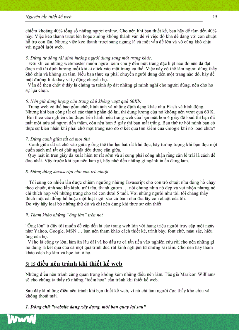 image for page Nguyên tắc thiết kế web 1