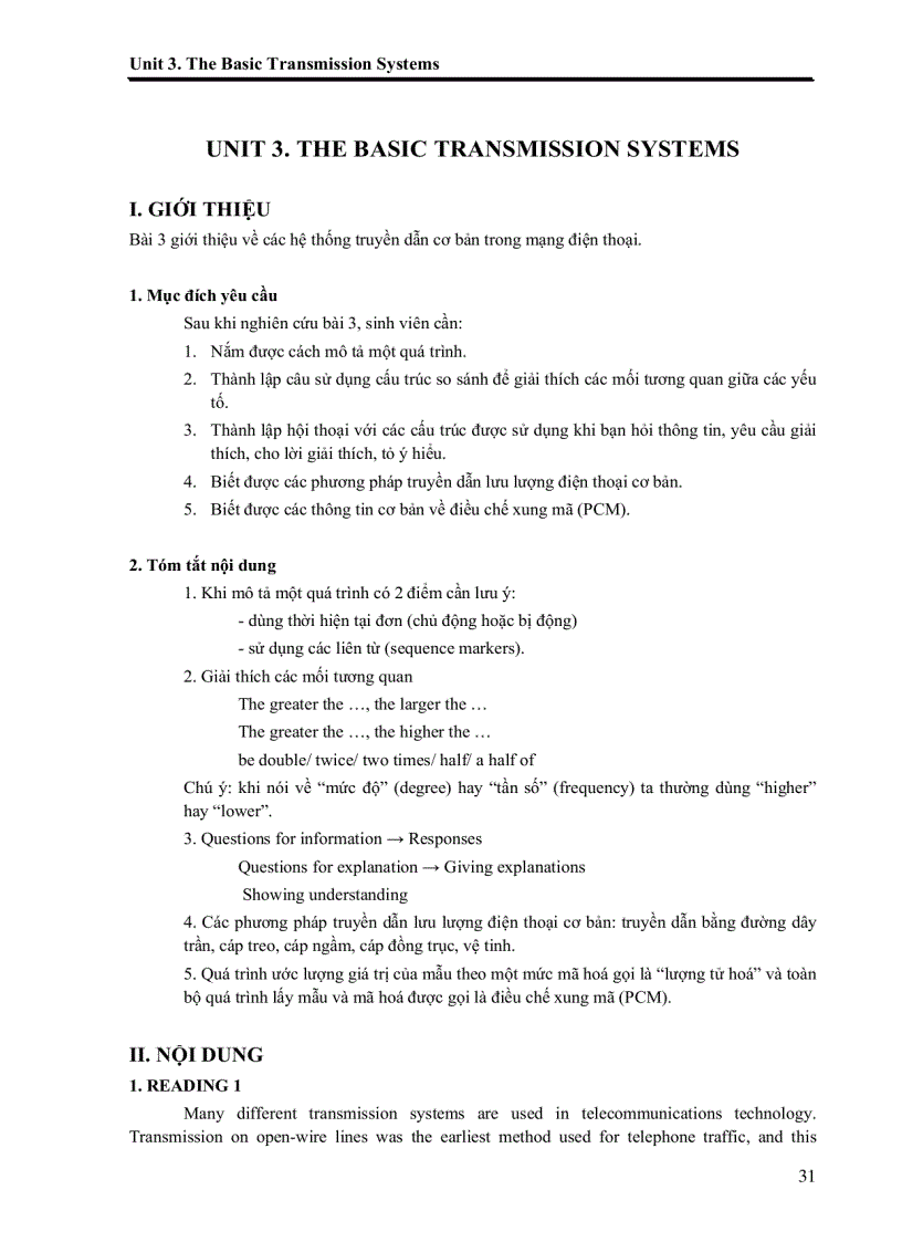 image for page Tiếng Anh chuyên ngành Điện tử Viễn Thông 1