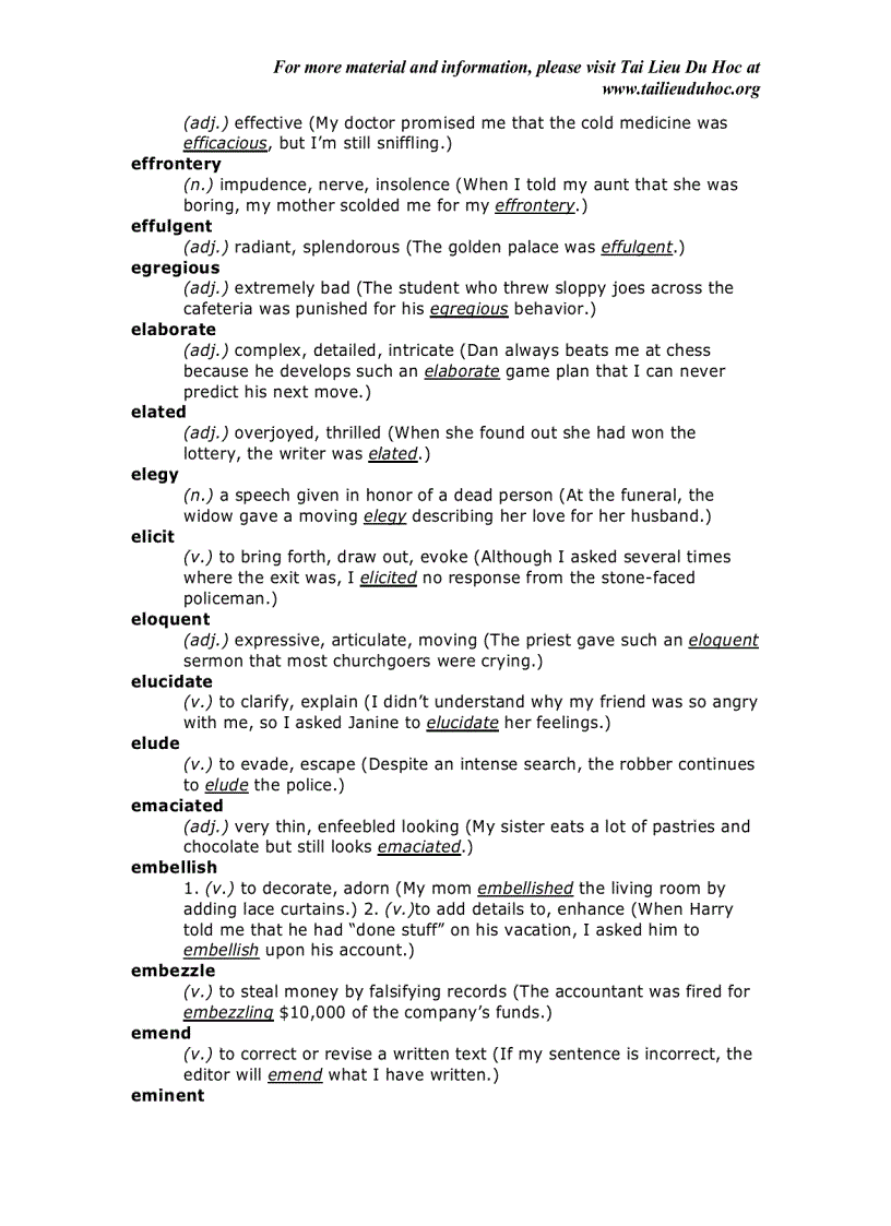 image for page The 1000 Most Common SAT Words