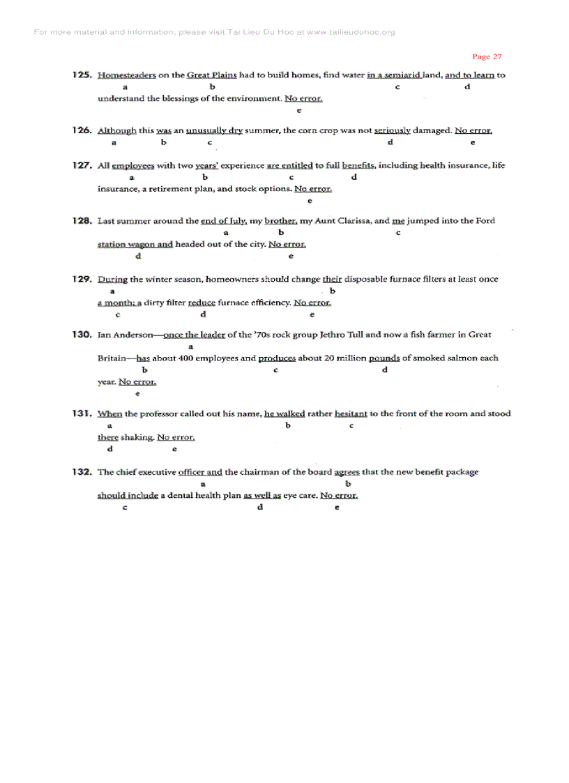 image for page 501 Grammar and Writing Questions Learning Express