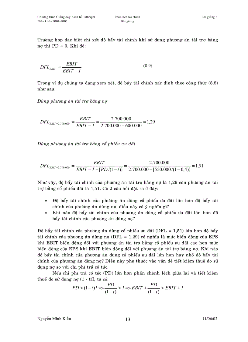 image for page Đòn bẩy hoạt động và đòn bẩy tài chính