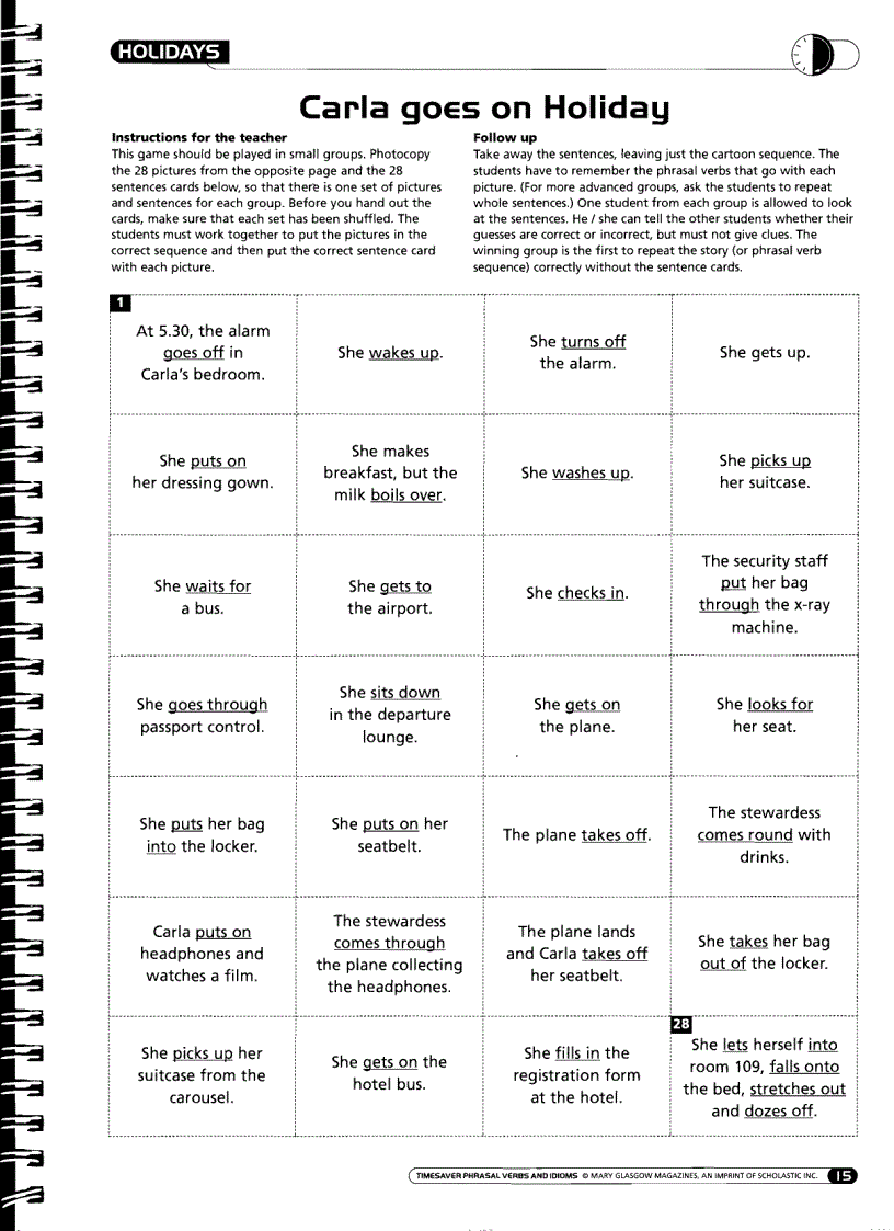 image for page TimeSaver Phrasal Verbs Idioms