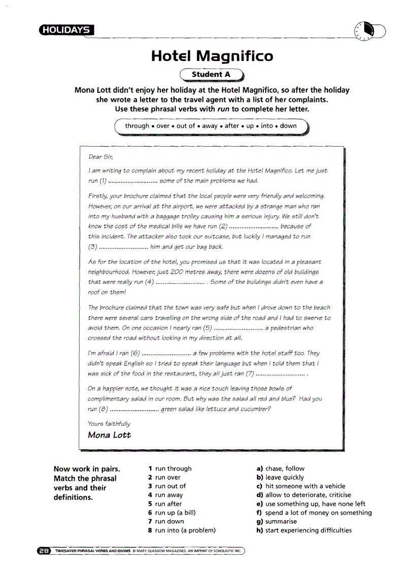 image for page TimeSaver Phrasal Verbs Idioms