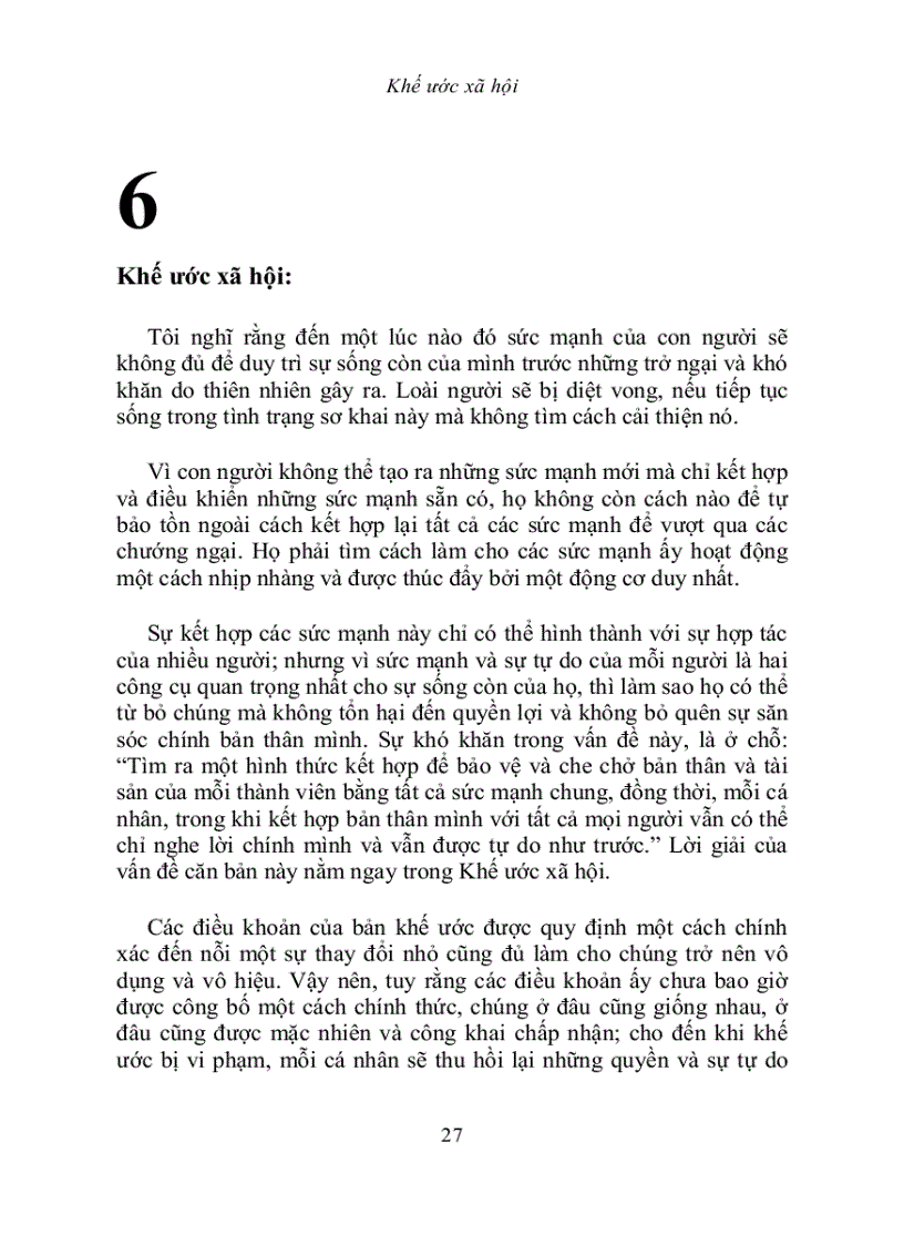 image for page Khế ước xã hội Tiếng Việt