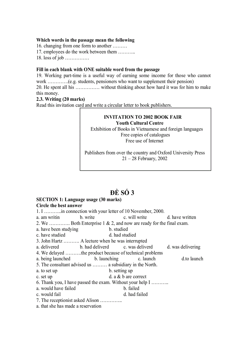 image for page Ôn thi Anh văn chuyên ngành ngân hàng