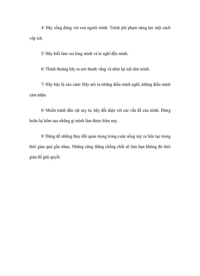 image for page Hai mươi bí quyết để loại trừ căng thẳng