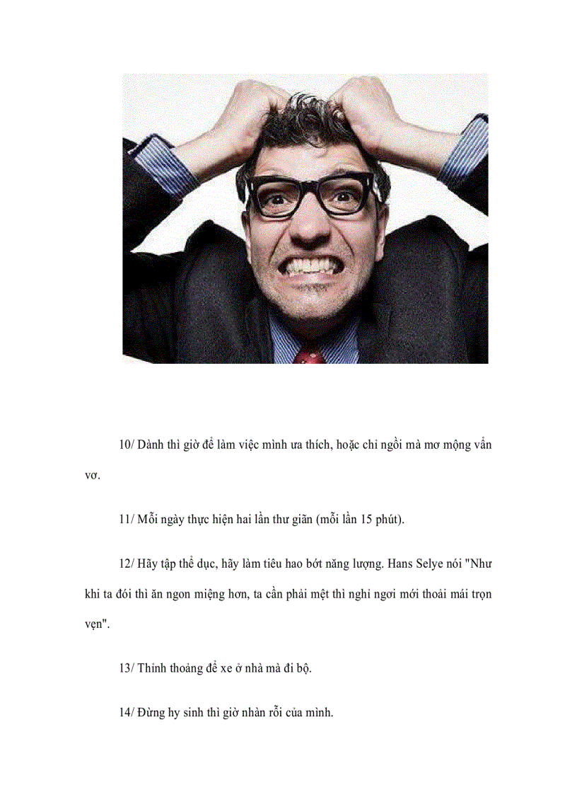 image for page Hai mươi bí quyết để loại trừ căng thẳng