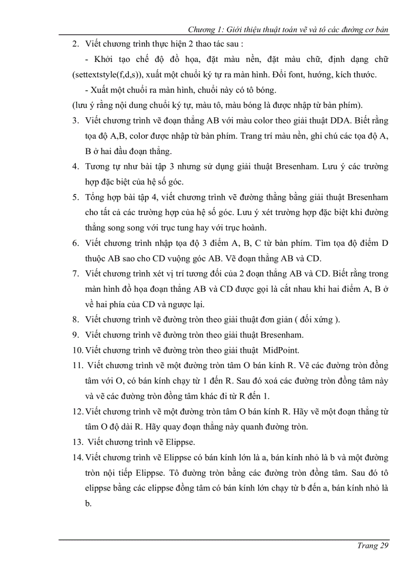 image for page Kỹ thuật đồ họa