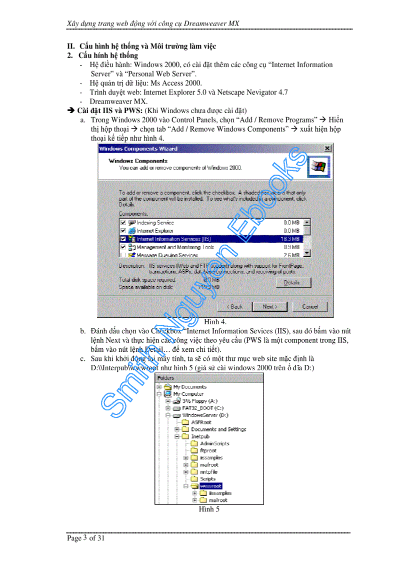 image for page Hướng dẫn xây dựng ứng dụng Web với DreamWearver