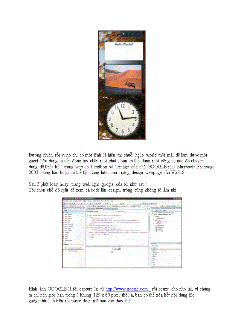 image for page Kỹ thuật lập trình Gadget