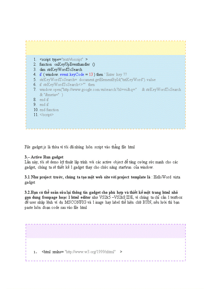image for page Kỹ thuật lập trình Gadget