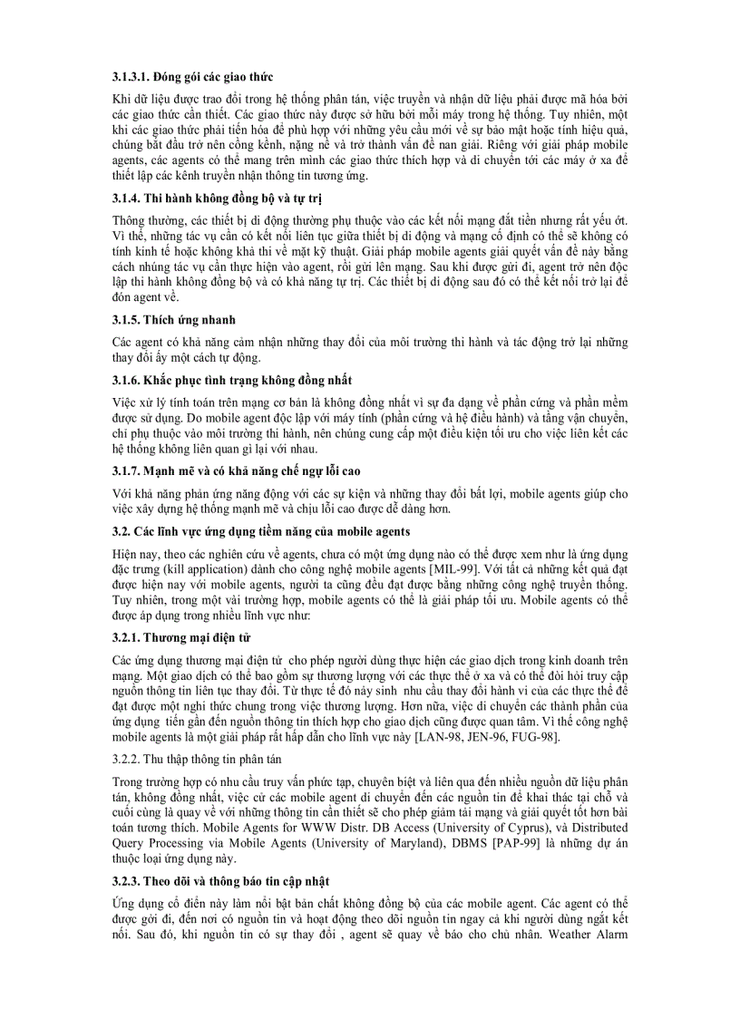 image for page Tổng quan về Mobile Agents