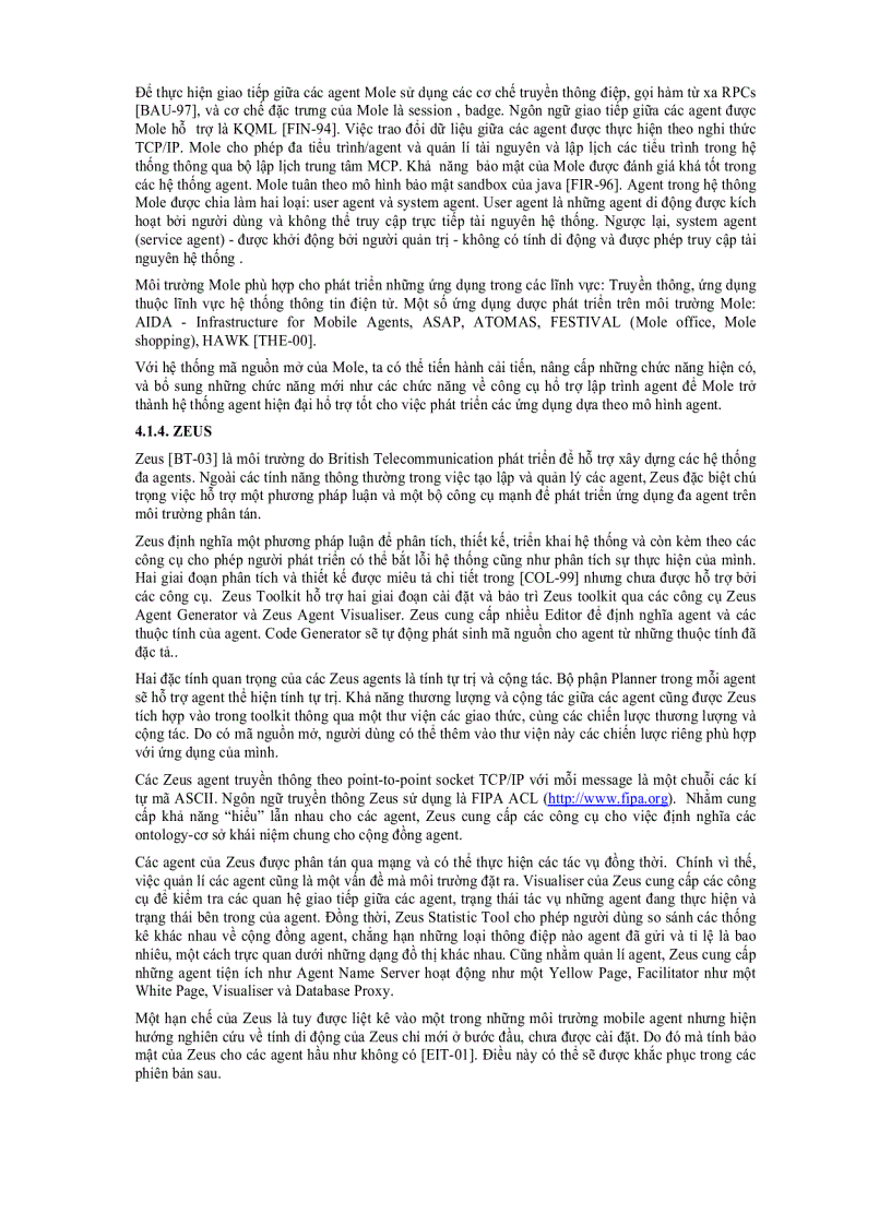 image for page Tổng quan về Mobile Agents