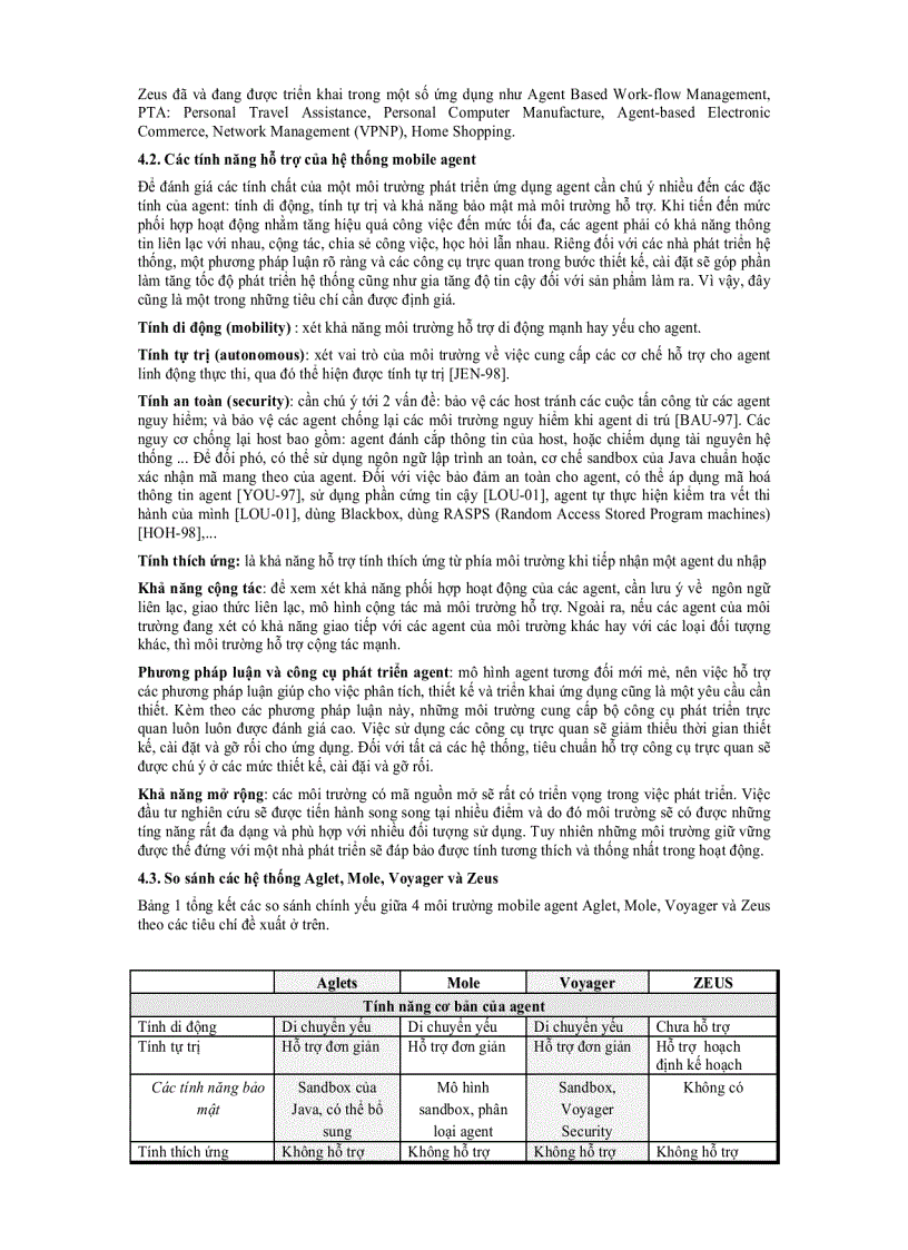 image for page Tổng quan về Mobile Agents