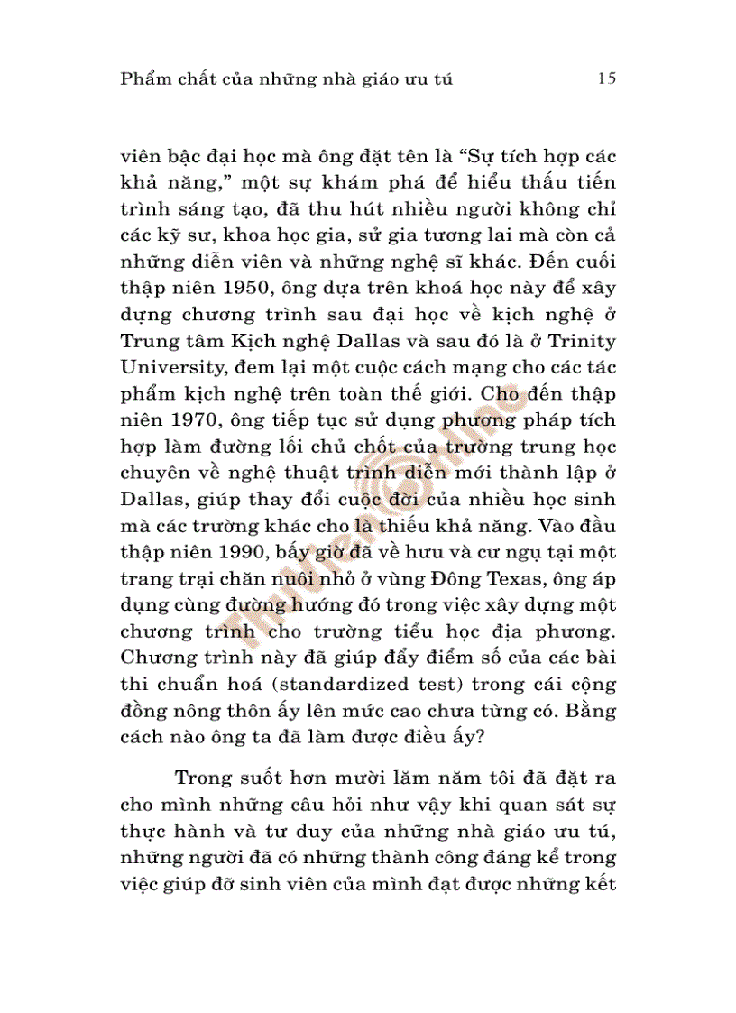 image for page Phẩm chất của những nhà giáo ưu tú