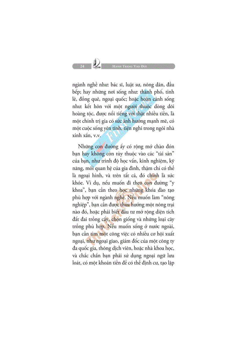 image for page Hành trang vào đời