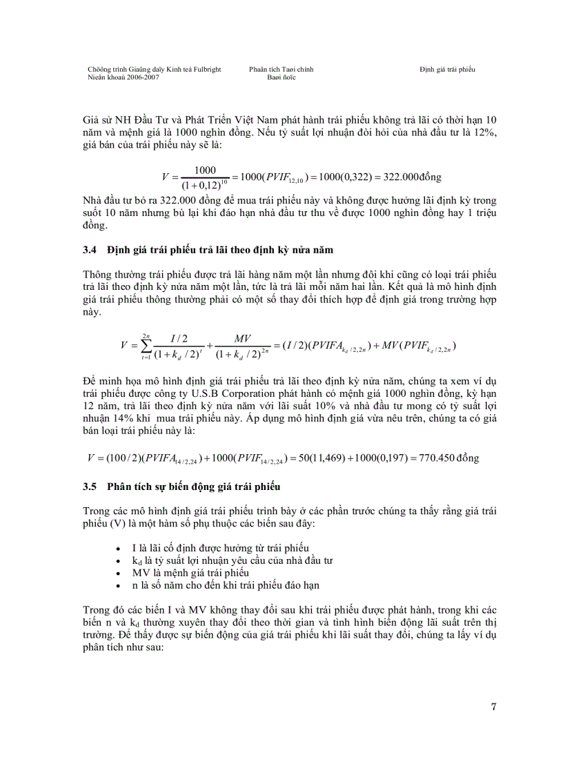 image for page Định Giá Trái Phiếu