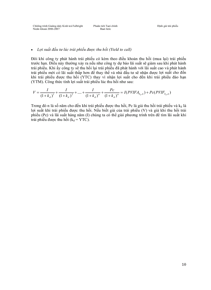 image for page Định Giá Trái Phiếu