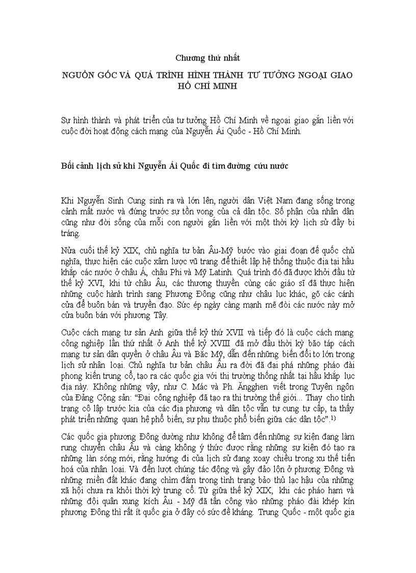 image for page Tư tưởng ngoại giao Hồ Chí Minh