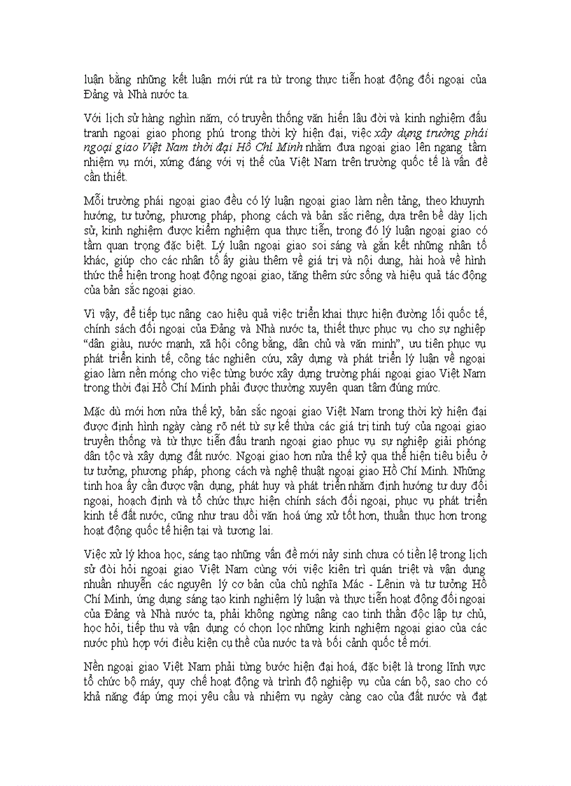 image for page Tư tưởng ngoại giao Hồ Chí Minh