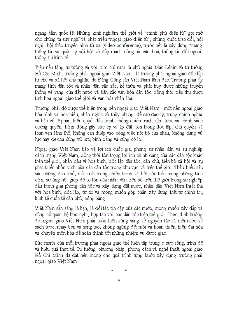 image for page Tư tưởng ngoại giao Hồ Chí Minh