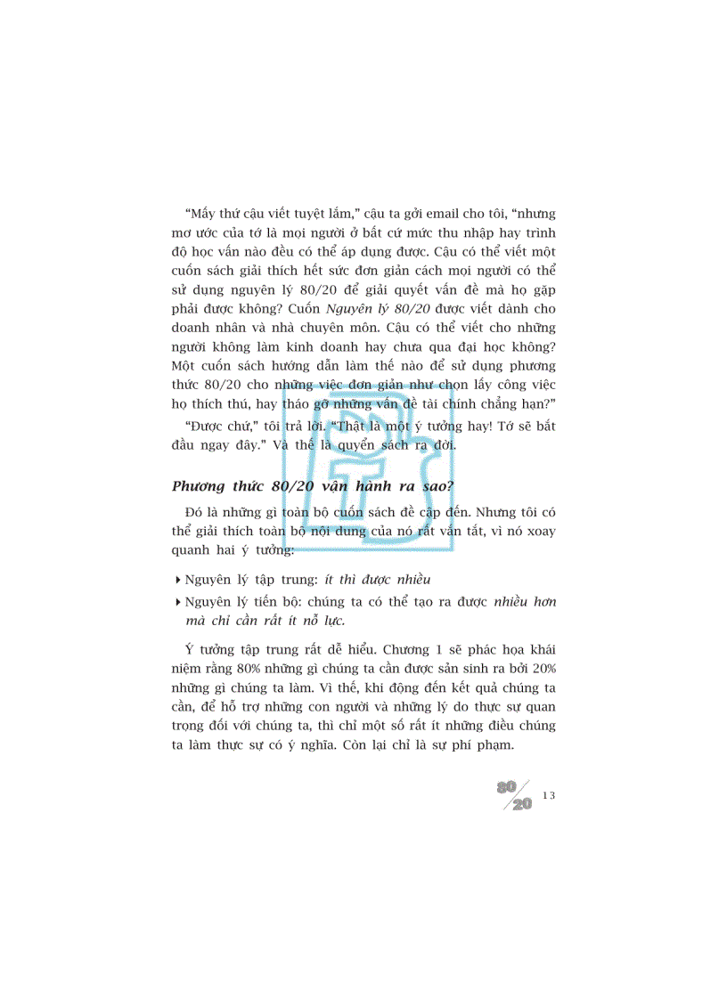 image for page Sống theo phương thức 80 20