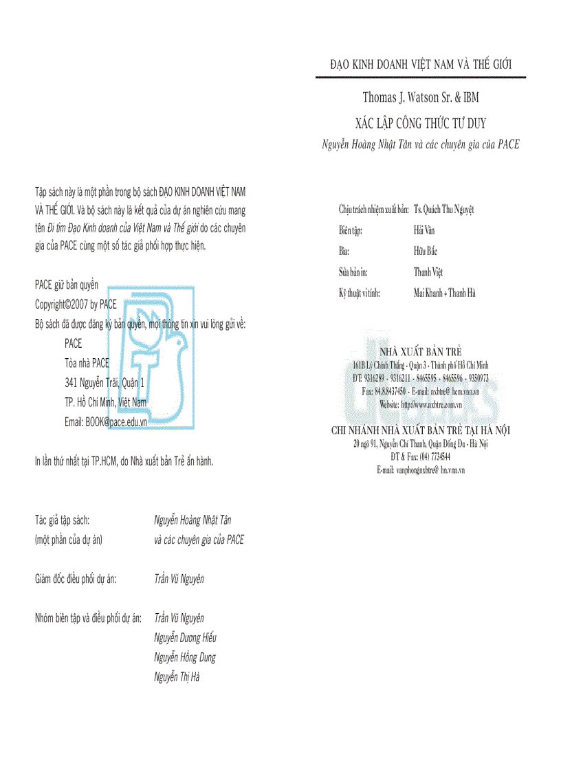 image for page Thomas J Watson Sr IBM Xác lập công thức tư duy