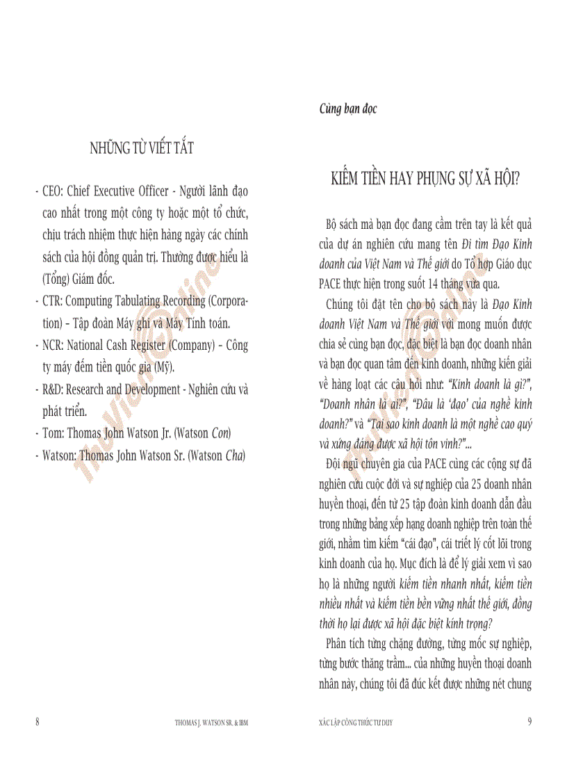 image for page Thomas J Watson Sr IBM Xác lập công thức tư duy