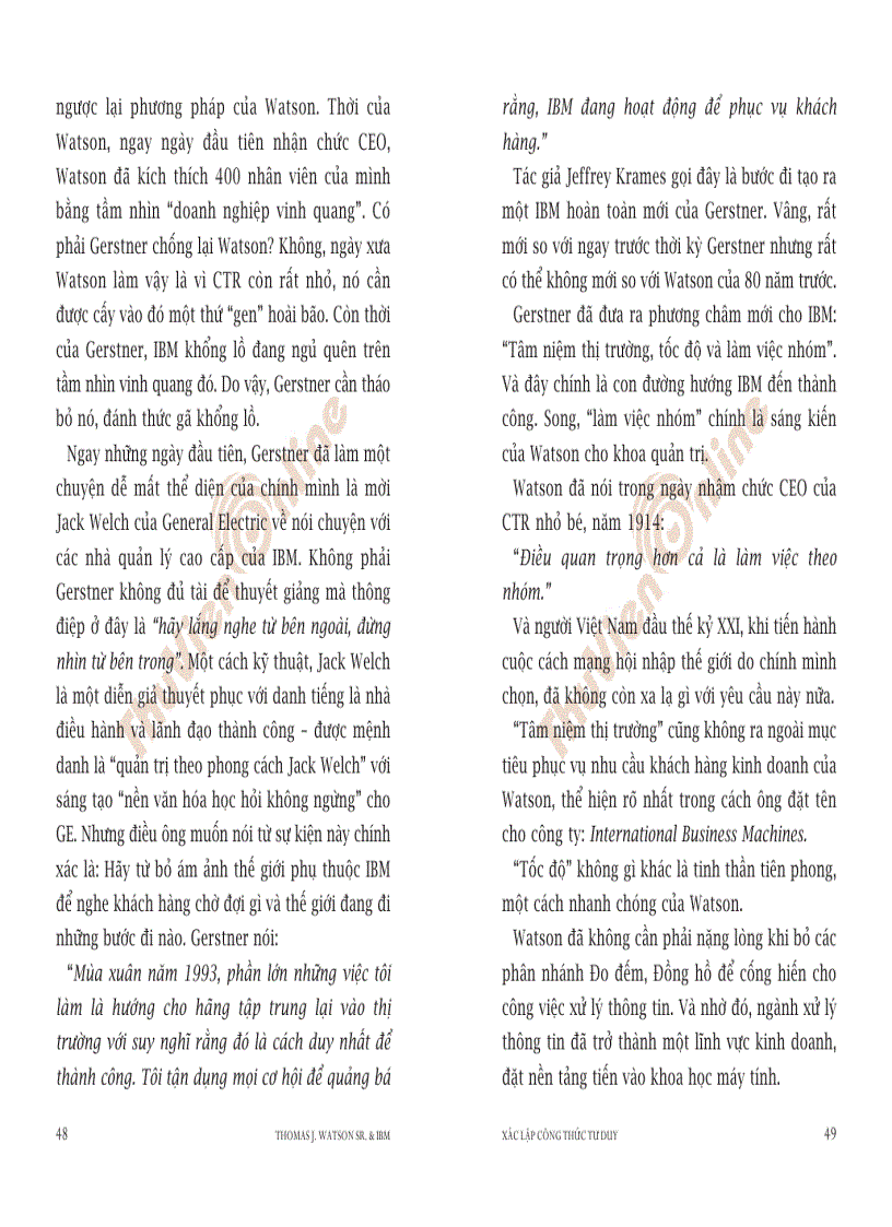 image for page Thomas J Watson Sr IBM Xác lập công thức tư duy