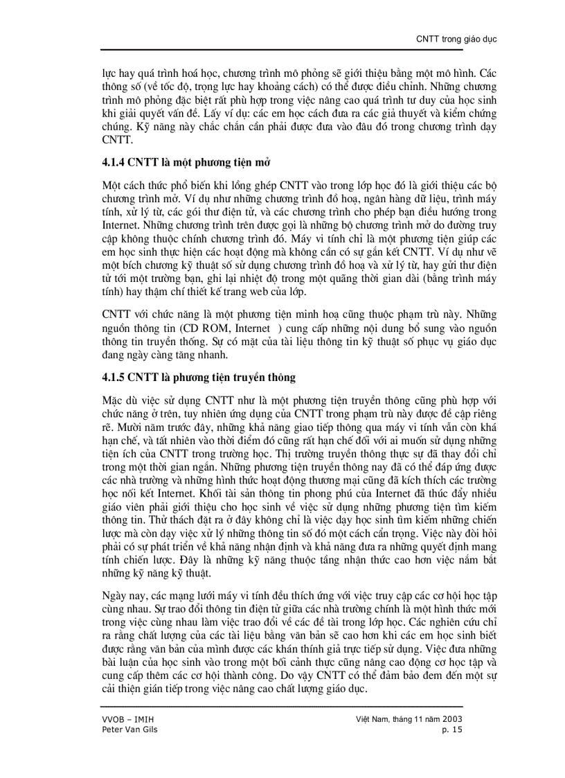 image for page Công nghệ thông tin trong giáo dục