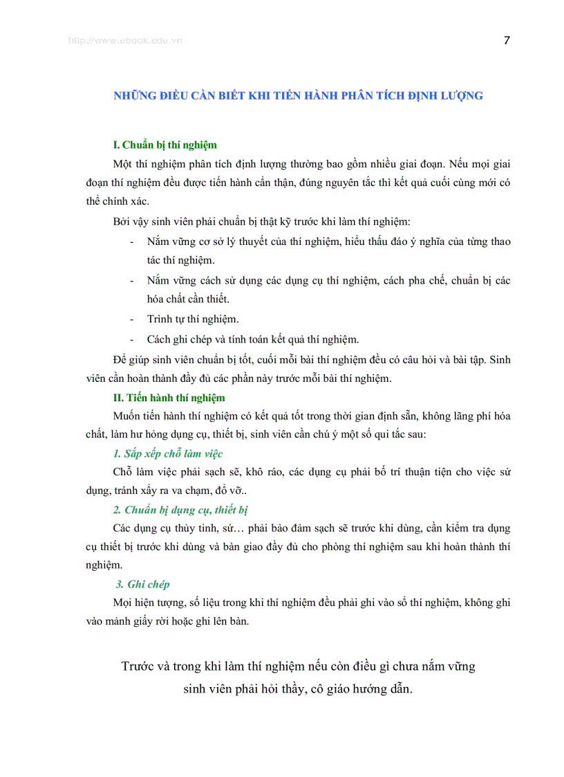 image for page Hướng dẫn thí nghiệm hóa phân tích